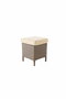 Hanah Home Conjunto de Jardín Rondi Crema y Marrón